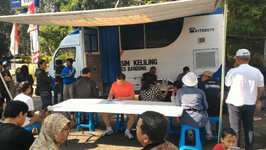 Mobil Sim Keliling  Bandung di Miko Mal & Carrefour  Kircon