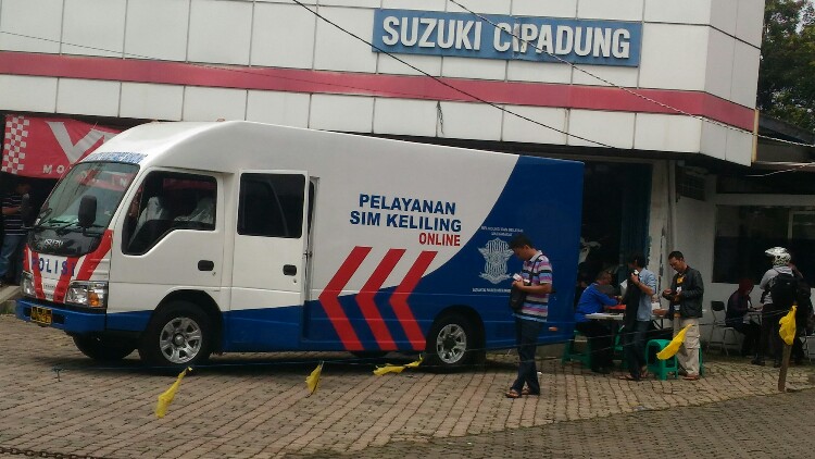 Sim Keliling kota Bandung ada di Borma Cipadung dan Honda NagaMas