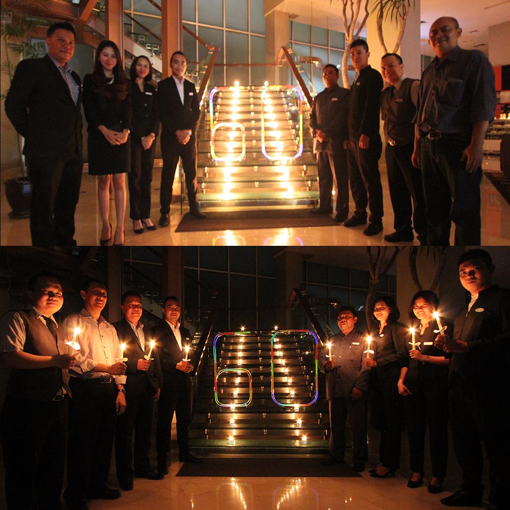Hotel The Luxton Bandung Dukung Earth Hour 2016
