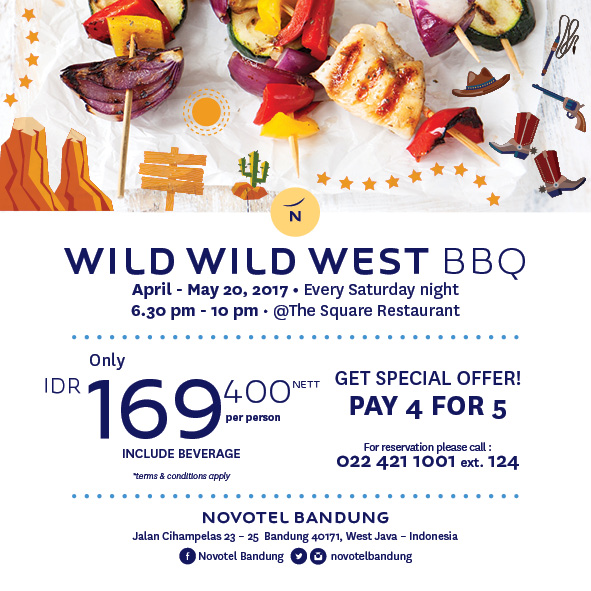 Barbeque Ala Koboy  “WILD WILD WEST BBQ” di The Square Restaurant