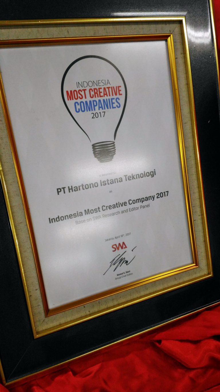 Polytron Raih  Penghargaan Indonesia Most Creative Company 2017