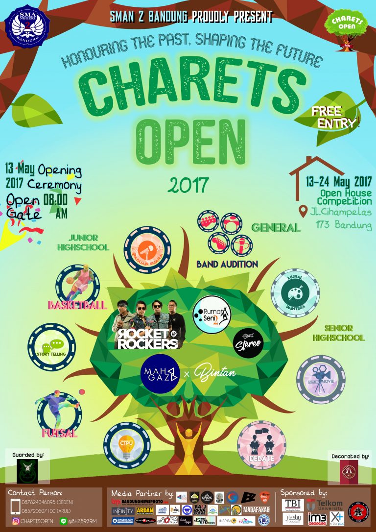 Ikutan yuk di Charets Open 2017 SMAN 2 Bandung