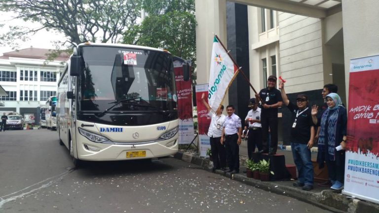 Bio Farma Lepas 400 Peserta Mudik Gratis ke Jawa Tengah