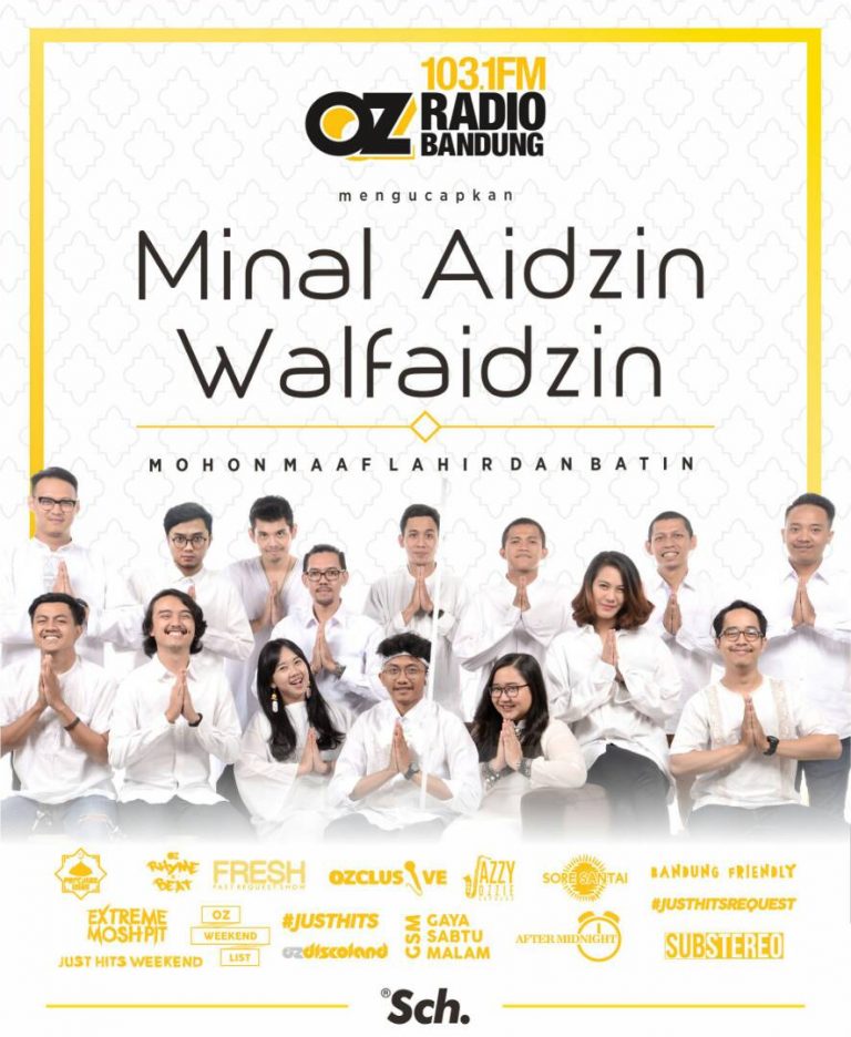 OZ Radio Ucapkan Minal Aidin Walfaidzin Mohon Maaf Lahir Batin