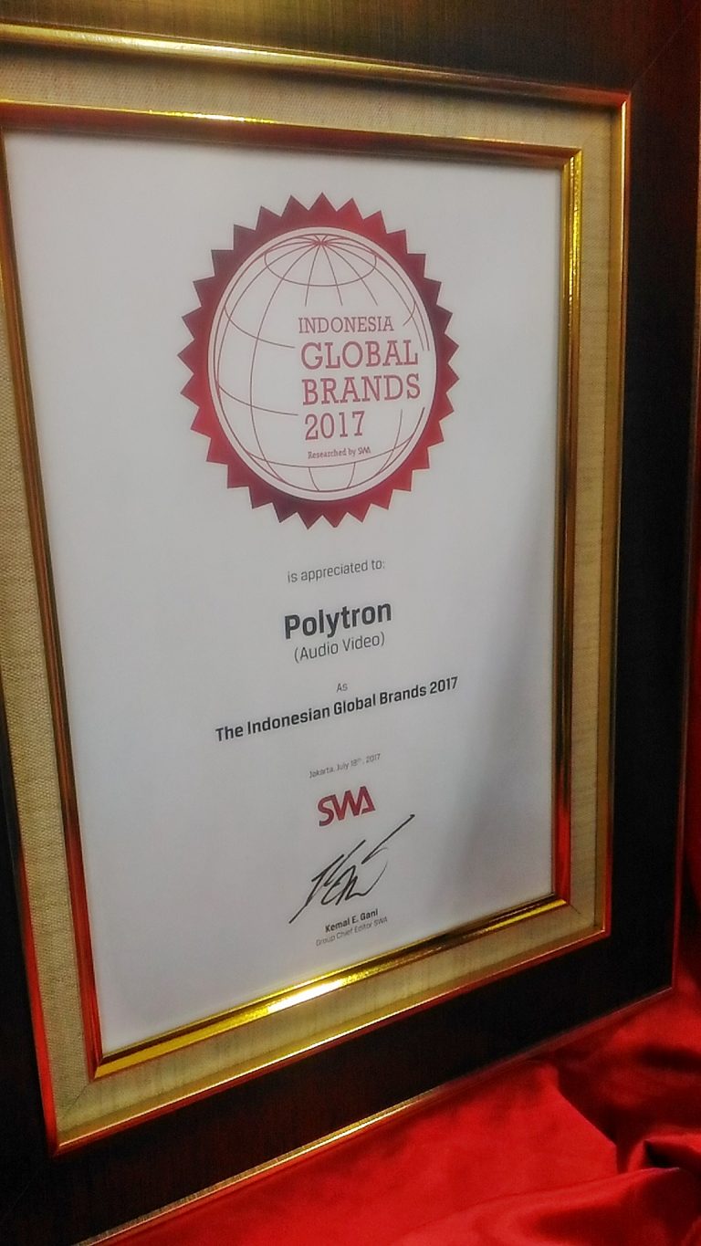 Polytron Meraih Indonesia Global Brand 2017
