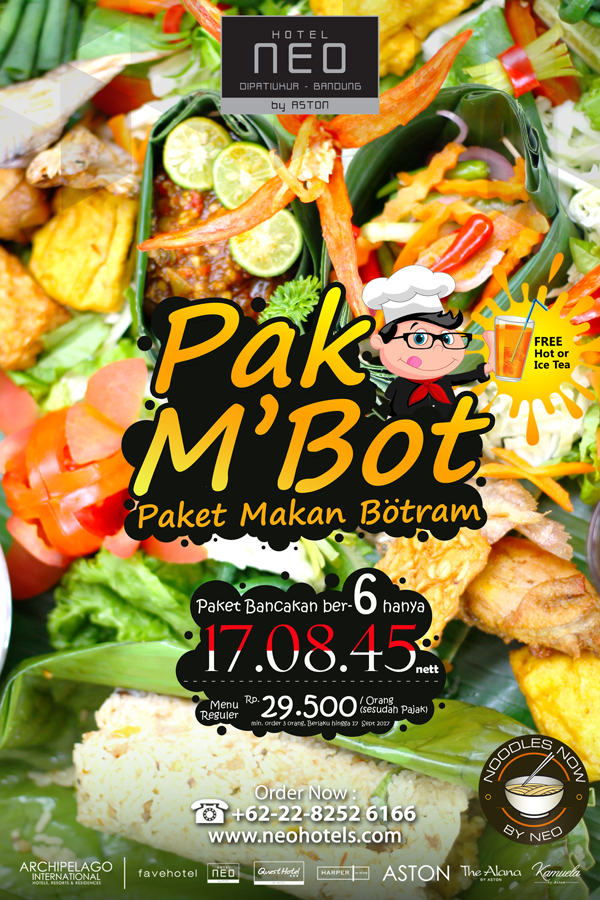 Paket Makan Botram ala Neo Dipati Ukur Bandung