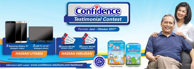 Confidence Testimonal Contest Banjir Hadiah Menarik