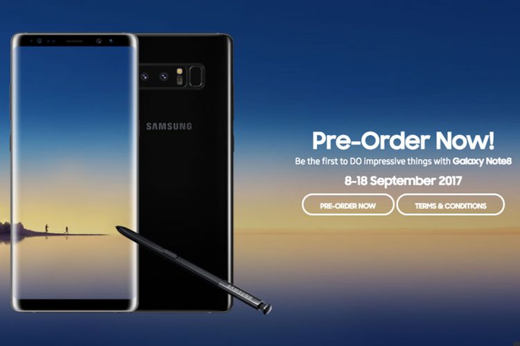 Asik Samsung Galaxy Note 8 Sudah Bisa Diorder di Indonesia