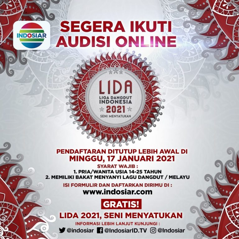 Audisi LIDA 2021 Akan Segera Ditutup 17 Januari 2021: Proses Audisinya Gratis, Buruan Daftar!