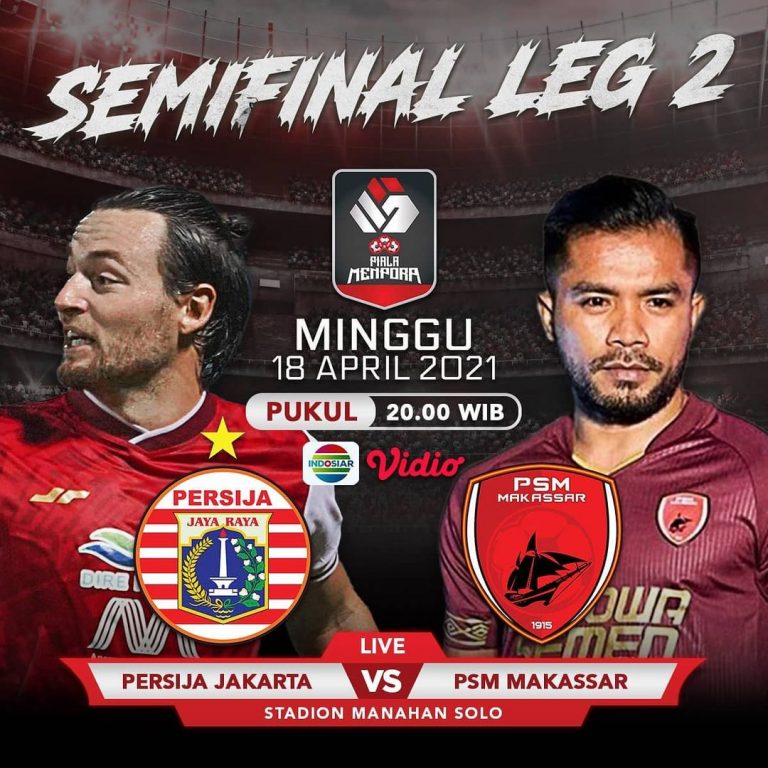 Jadwal Acara TV Indosiar Minggu 18 April 2021, Saksikan Persija vs PSM di Piala Menpora 2021dan Bismillah Cinta