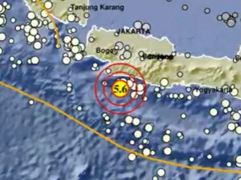 Gempa Bumi Berkekuatan 5,6 Magnitudo Guncang Kabupaten Sukabumi, Terasa hingga Jakarta dan Bandung
