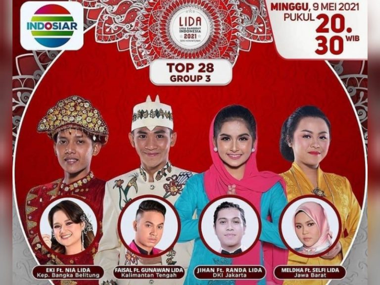 LIDA 2021 Top 28 Grup 3 Malam Ini, Duta Provinsi Kep. Babel, Kalteng, DKI Jakarta dan Jabar, Siapa yang Akan Tersenggol?