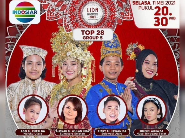 LIDA 2021 Top 28 Grup 5 Malam Ini, Duta Provinsi Malut, Sulut, Sumsel dan NTB, Siapa yang Akan Tersenggol?