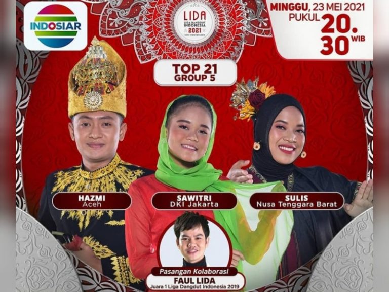 Jadwal Acara TV Indosiar Senin 24 Mei 2021: Saksikan LIDA 2021 Top 21 Grup 6, Siapakah yang Tersenggol Malam Ini