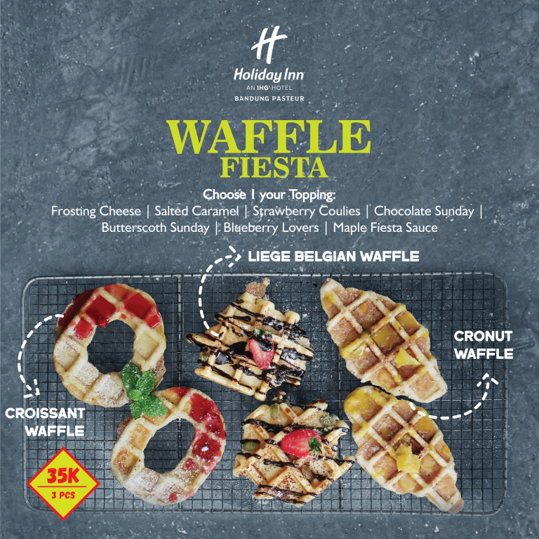Holiday Inn Bandung Pasteur Manjakan Pecinta Kuliner dengan Waffle Fiesta