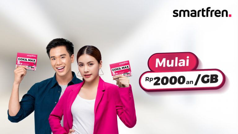 Kini Smartfren GOKIL MAX Makin Terjangkau, Kuota Besar Tersedia Mulai Rp2.000-an per GB