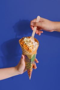 K-JU Rich Rendang Waffle Cone_2-1