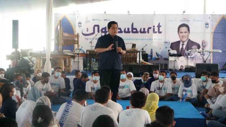 Insan Holding BUMN Farmasi Sambut Kehadiran  Erick Thohir di Bandung