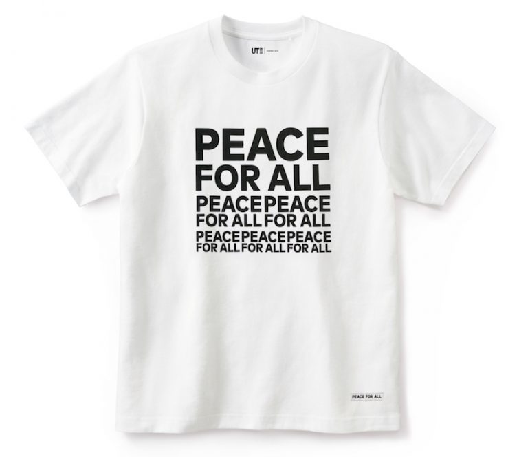 UNIQLO Luncurkan Proyek T-shirt Amal PEACE FOR ALL Penjualan UT yang Mengekspresikan Perdamaian