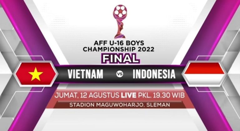 Link Live Streaming Final Piala AFF U-16: Vietnam Vs Indonesia, Siapa yang Akan Jadi Juaranya?