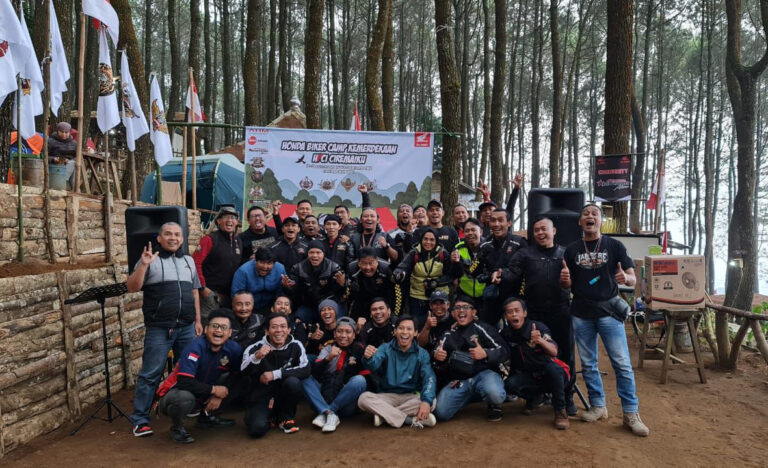 Bikers Honda PCX Club Indonesia Gelar Honda Bikers Camp Kemerdekaan di Kuningan