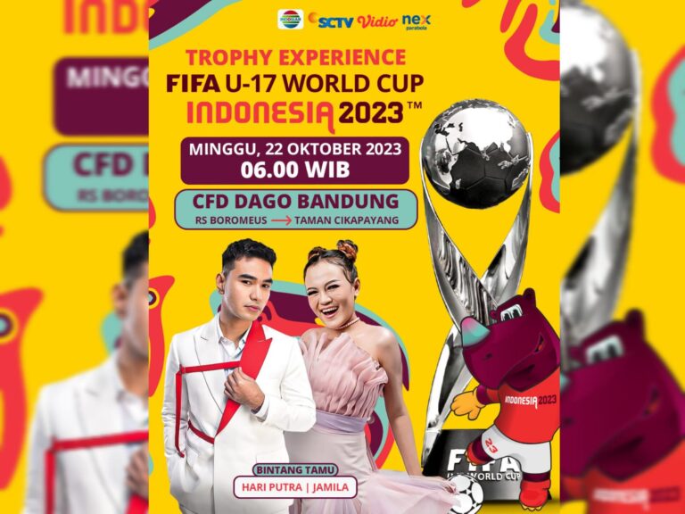 SCM Grup Menyemarakkan Thropy Experience FIFA U-17 World Cup Indonesia 2023 di CFD Dago Bandung