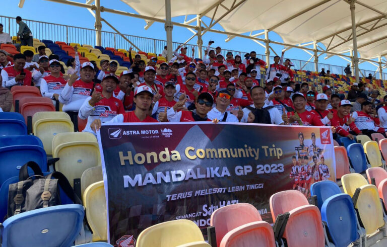 Bikers Honda Jawa Barat Saksikan Langsung Balapan GP Mandalika  