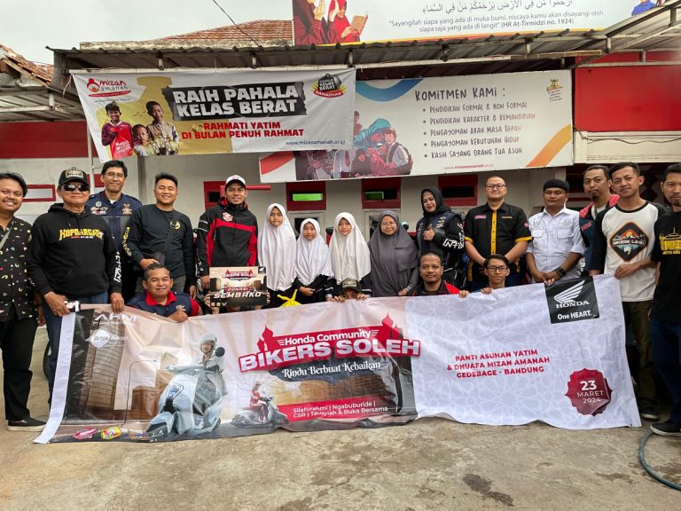 Tebar Kebaikan di Bulan Ramadhan Melalui Honda Community Bikers Soleh