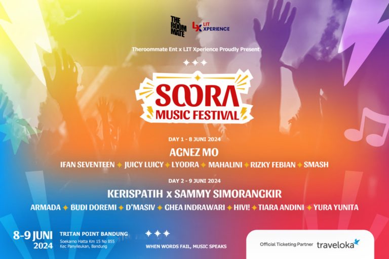 Soora Music Festival 2024 Resmi Digelar di Tritan Point Bandung, Ini Harga Tiketnya Bisa Beli di Traveloka
