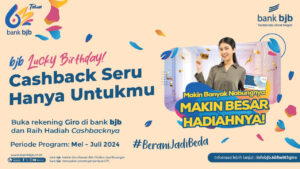 Beli Produk Giro bank bjb Bisa Dapat Cashback Ratusan Ribu Hingga Jutaan Rupiah