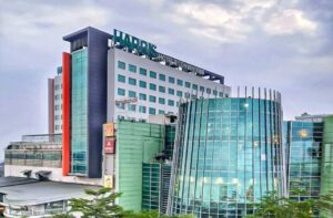 Hotel Harris POP! Festival Citylink Bandung berlokasi di kawasan Mall Festival Citylink Bandung. Foto: Instagram @harriscitylinkbandung