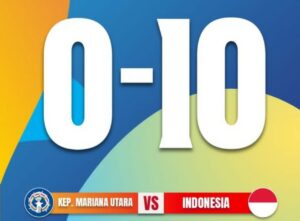 Hasil akhir Kep Mariana Utara vs Indonesia di AFC Asian Cup U17 berakhir dengan skor 0-10