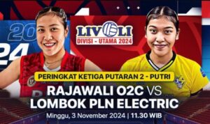 Rajawali O2C dan Lombok PLN Electric berebut gelar juara 3 Livoli Divisi Utama 2024