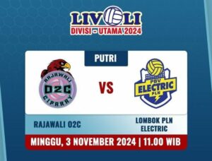 Rajawali O2C Ciparay vs Lombok PLN Electric berebut gelar juara 3 Livoli Divisi Utama 2024