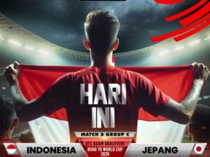 Indonesia vs Jepang di Kualifikasi Piala Dunia Zona Asia 2026