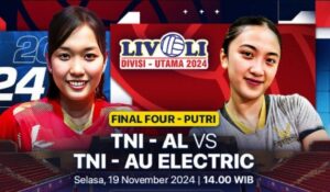 TNI AL vs TNI AU Electric di Livoli Divisi Utama 2024