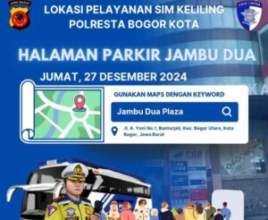 Jadwal SIM keliling Kota Bogor