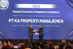 KAI Properti Sabet Predikat Emas di Ajang Kepatuhan Hukum Nasional 2025