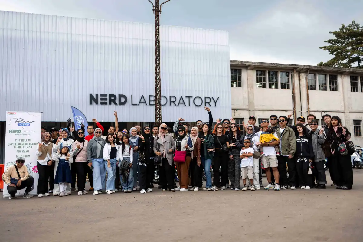 Kolaborasi Yamaha Jabar X Nerd Laboratory, Ngopi Asik Bisa Dapet Yamaha Grand Filano