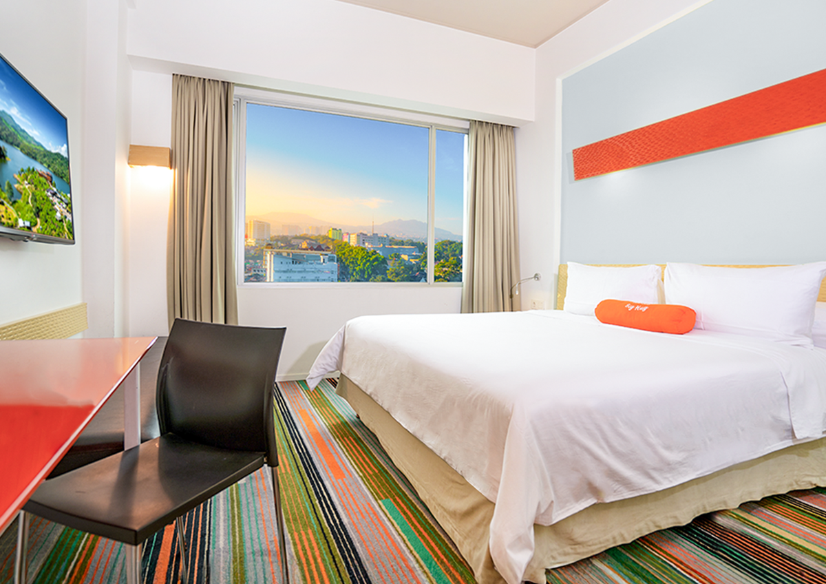 Salah satu kamar yang nyaman di Harris Hotel Conventions Festival Citylink Bandung. Foto: Harris Hotel Conventions Festival Citylink Bandung