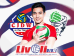 Saksikan Livoli Divisi Utama 2025 kategori putra di antara CJDW Kuim vs Greenteams Tornado hari ini di Moji TV. Foto: Vidio