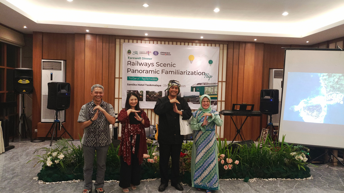 Disparbud Jabar Gandeng ASITA Jabar Promosikan Wisata Kereta Api Garut–Tasikmalaya melalui Familiarization Trip Railways Scenic Panoramic