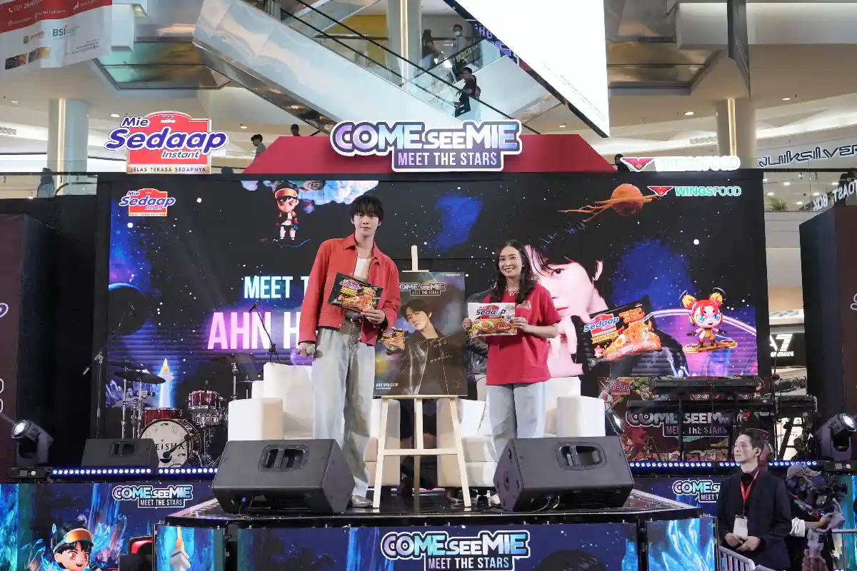 Ahn Hyo Seop, Ariel Noah, Chef Devina dan The Changcuters Bawa Energi Braver and Bolder di COME SEE MIE – MEET THE STARS di Kota Kasablanka