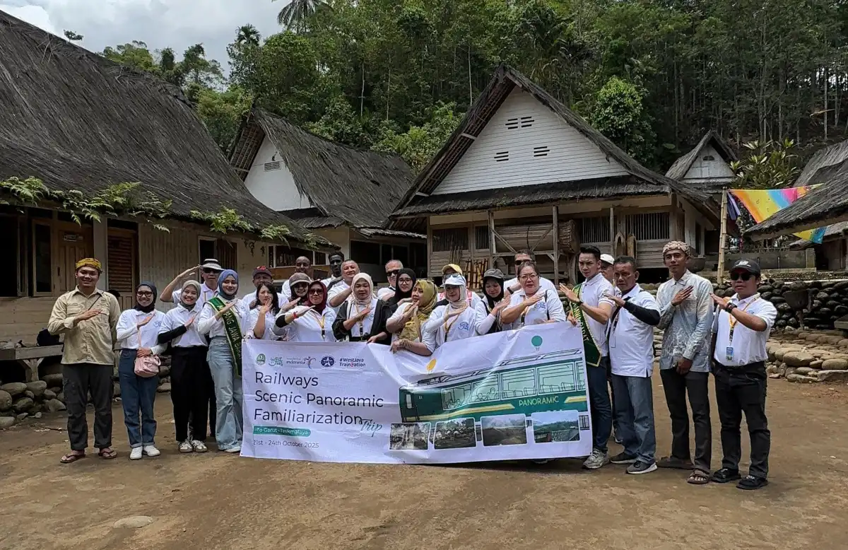 Disparbud Jabar Gandeng ASITA Jabar Promosikan Wisata Kereta Api Garut–Tasikmalaya melalui Familiarization Trip Railways Scenic Panoramic