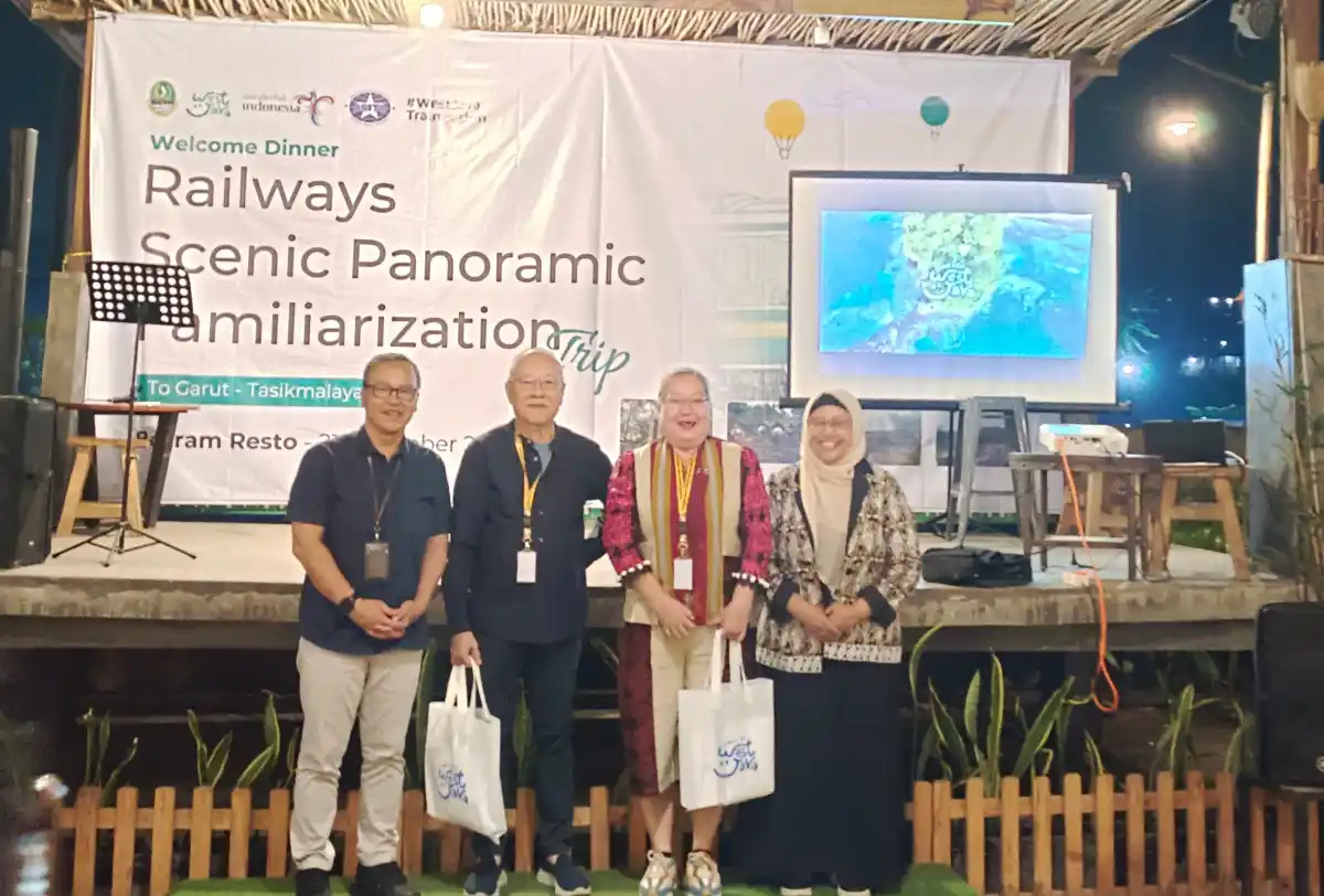Disparbud Jabar Gandeng ASITA Jabar Promosikan Wisata Kereta Api Garut–Tasikmalaya melalui Familiarization Trip Railways Scenic Panoramic