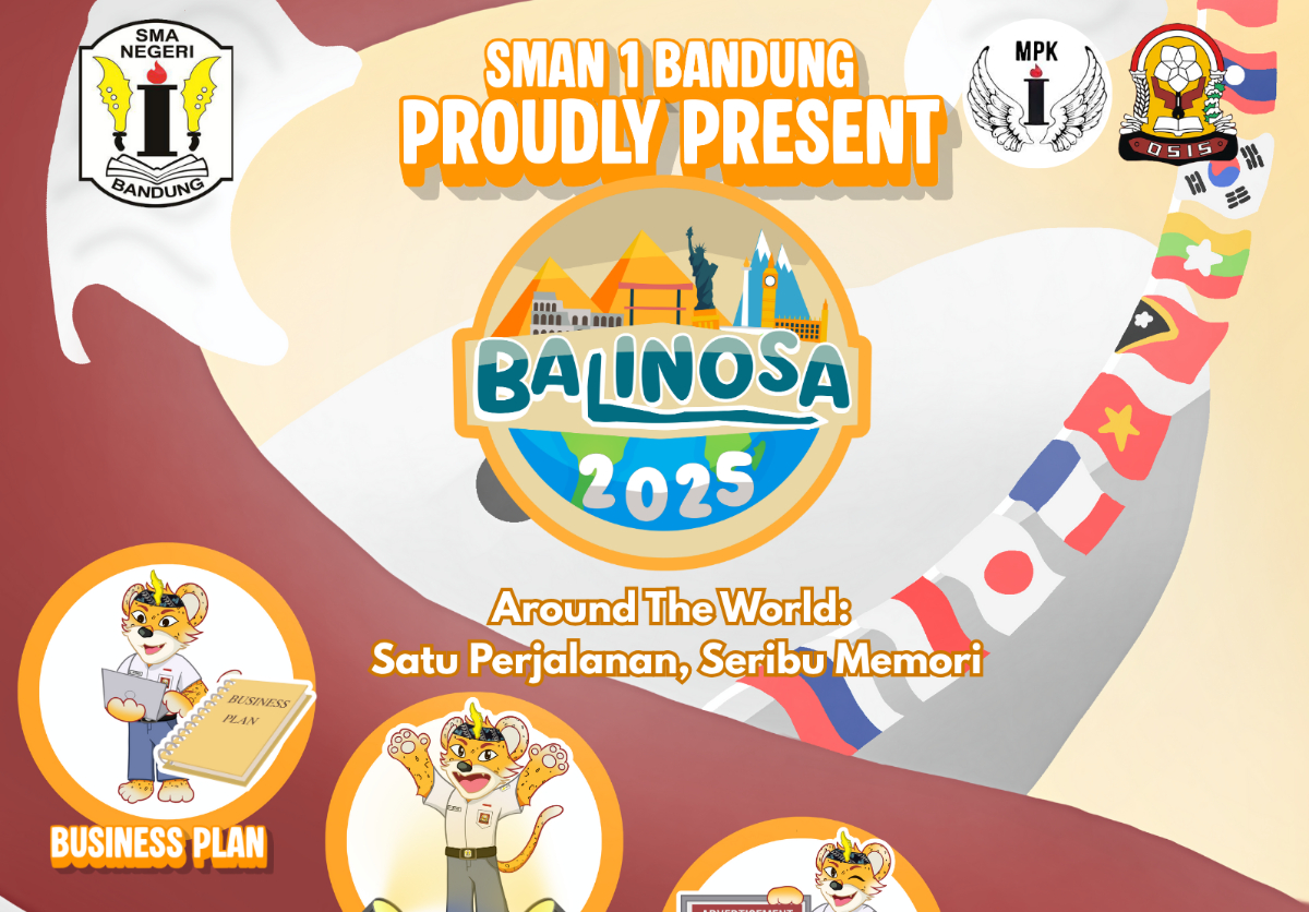 BALINOSA 2025 SMAN 1 Bandung hadir dengan tema “Around the World” dan lomba seru yang siap temani petualanganmu!