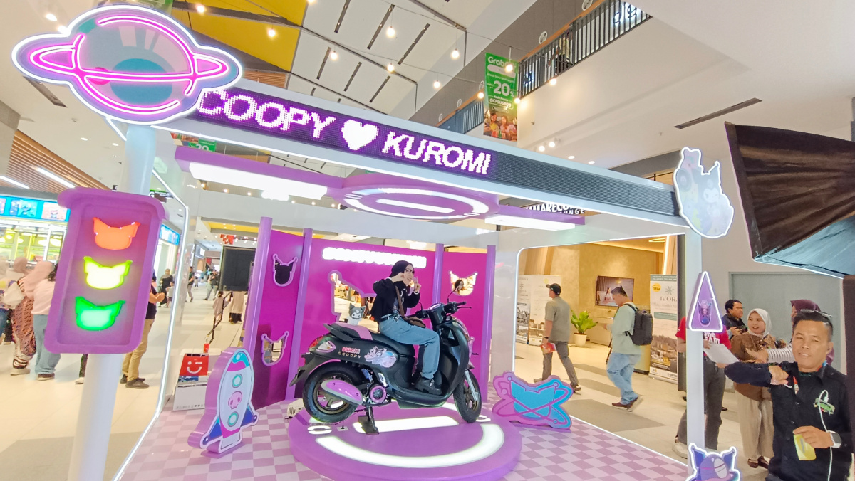 Honda Scoopy Kuromi Limited Edition Hadir Menyapa Penggemarnya di Bandung