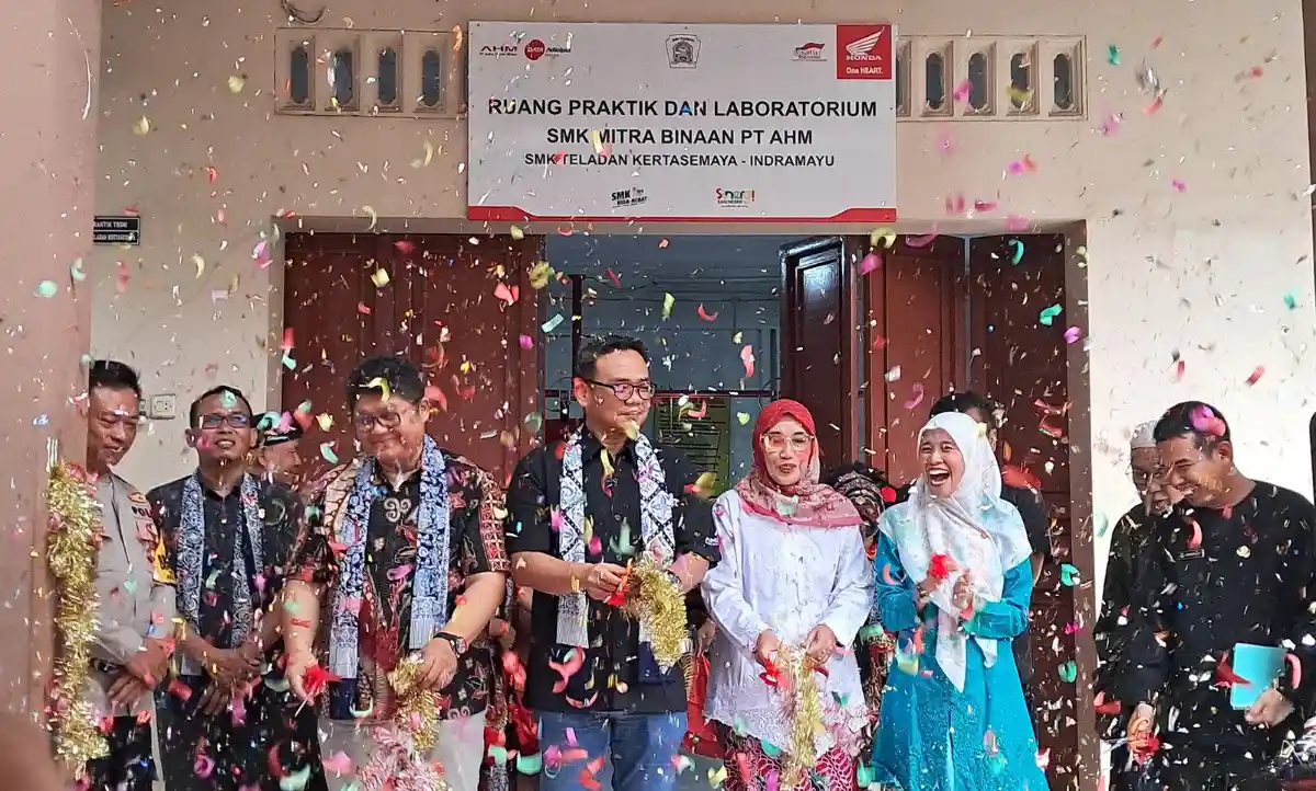 DAM Resmikan SMK Teladan Kertasemaya Indramayu sebagai Tempat Uji Kompetensi Astra Honda