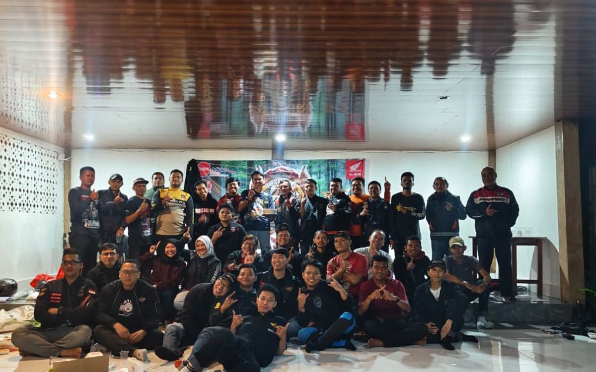 Rayakan Anniversary ke-16, Komunitas Honda Motor Bogor Gelar Camping Paguyuban