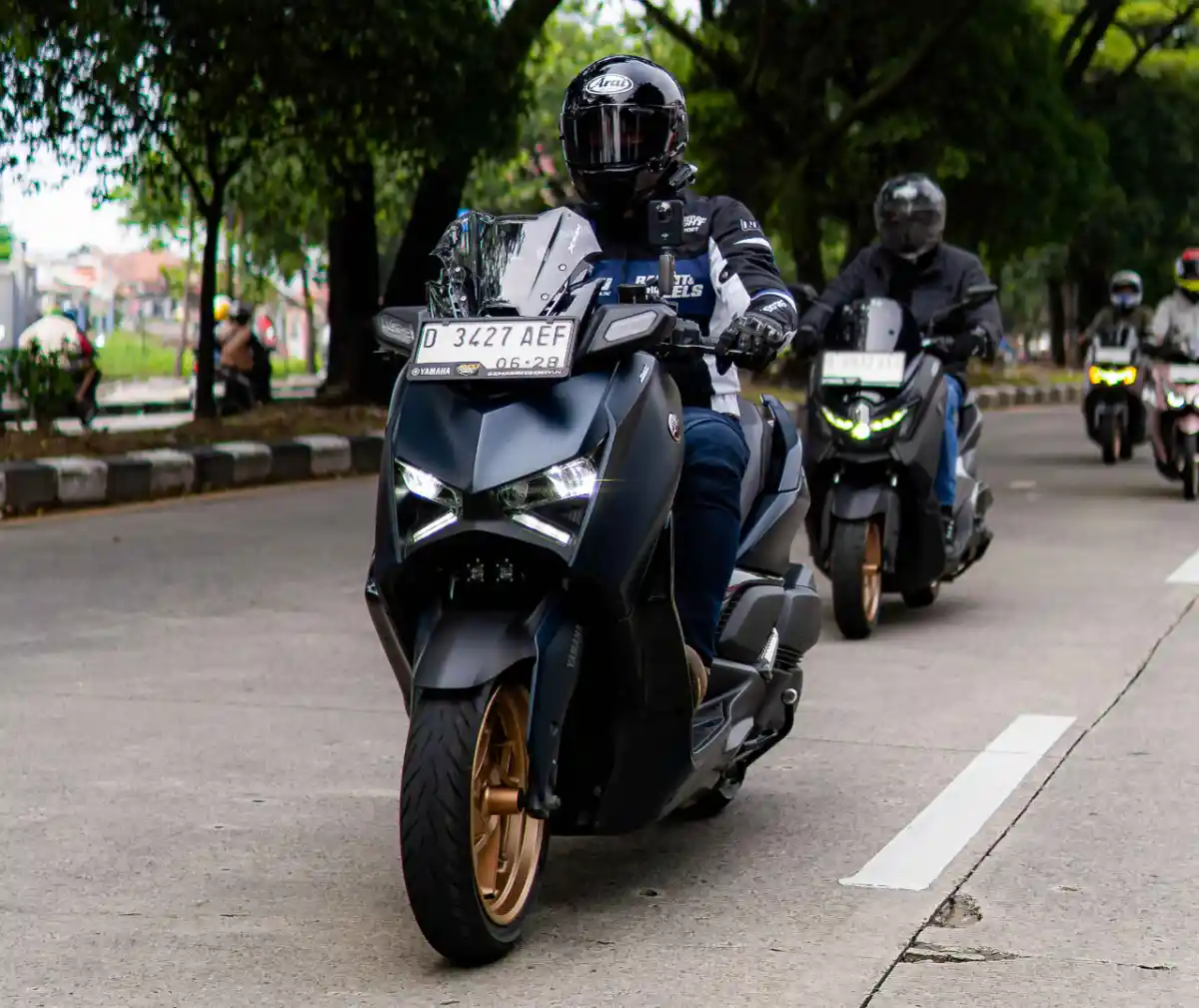 Maxi Premium Ride 2025, Gelaran Touring Akhir Tahun Yamaha Jabar ke Pantai Pangandaran